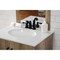 Kingston Brass KB910AL Widespread Bathroom Faucet with Retail Pop-Up, Matte Black KB910AL - alternate 3